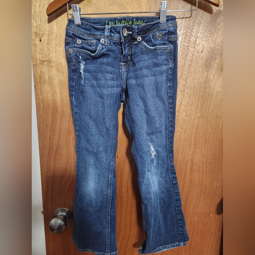 Justice Blue Jeans Flares for Girls 7R